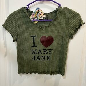 I ❤️ Mary Jane Crop Top!
